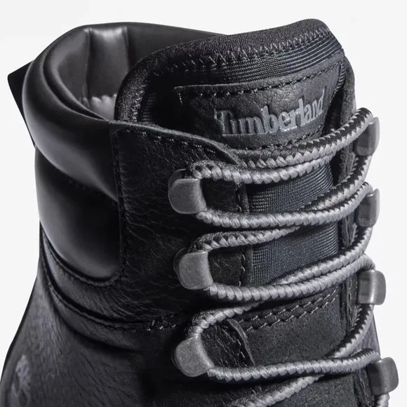 Timberland Courmayeur Valley Mid Lace Black Waterproof Boots Shoes 9 9.5 NEW