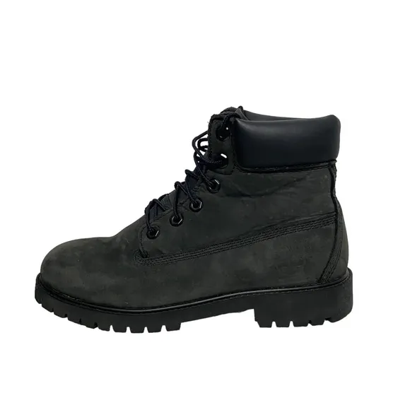 Timberland Junior Premium 6 Inch Waterproof School Prep Boots Black 6M 8W
