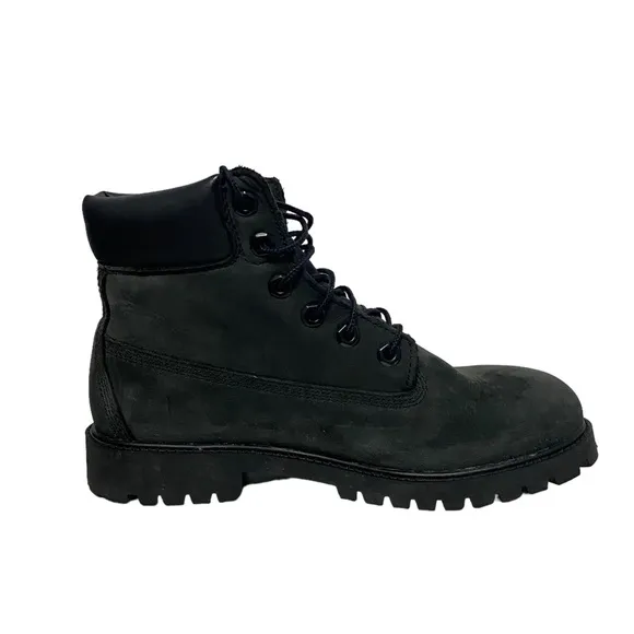 Timberland Junior Premium 6 Inch Waterproof School Prep Boots Black 6M 8W