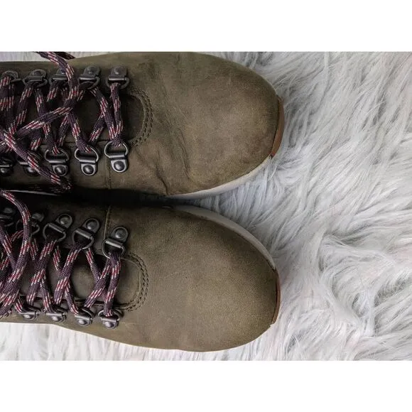 Timberland Kiri Up Waterproof Leather Hiker Boots Ankle Booties Sz 8