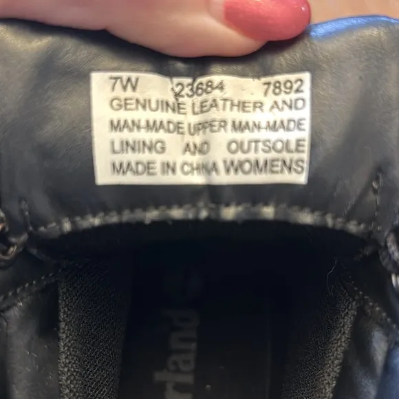 Timberland Leather Lace Up Lugg Sole Ankle Boots