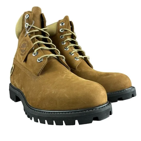 Timberland Men's 6&quot; Premium Medium Brown Olive Waterproof Boots Size 10 M