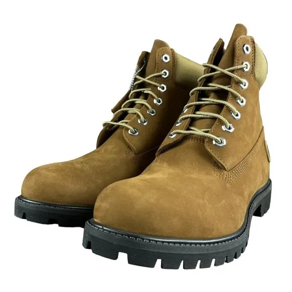 Timberland Men's 6&quot; Premium Medium Brown Olive Waterproof Boots Size 10 M