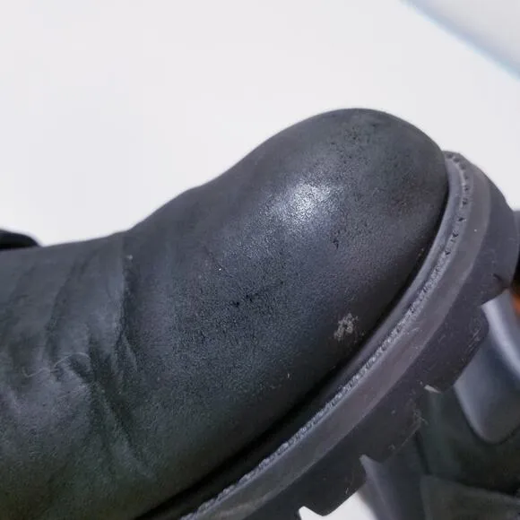Timberland Mens size 10M 6&quot; Premium Waterproof Classic Black Leather Boots