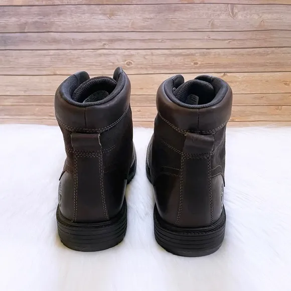 Timberland Men’s Walden Park 6 Inch Waterproof Dark Brown Leather Boots
