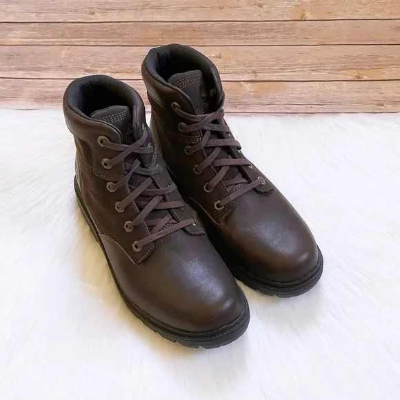 Timberland Men’s Walden Park 6 Inch Waterproof Dark Brown Leather Boots