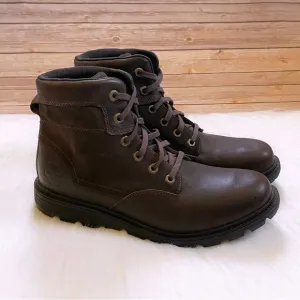 Timberland Men’s Walden Park 6 Inch Waterproof Dark Brown Leather Boots