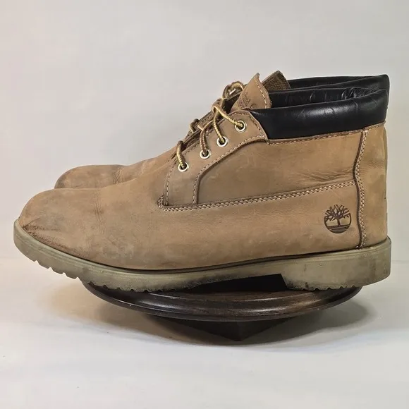 Timberland Newman Mens Size 13 Chukka Boots Waterproof 1973 Nubuck Wheat