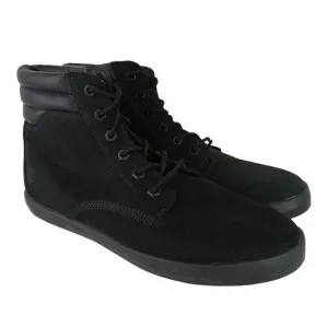 Timberland Women's SZ 10 Dausette Black Leather Ankle Sneaker Boots A34118
