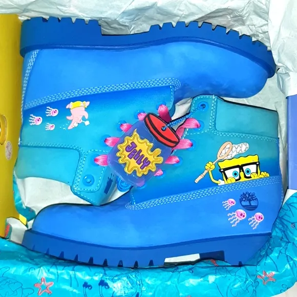 Timberland X SpongeBob Boots *NWT*