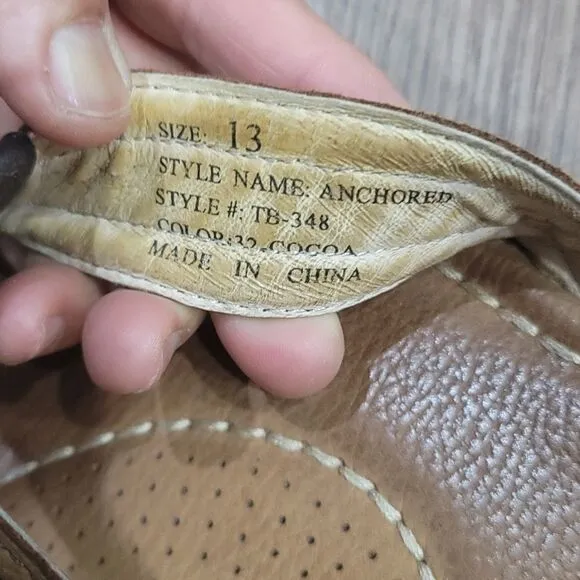 Tommy bahama anchored sandals size 13