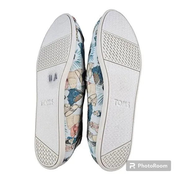 TOMS Disney Princess Alpargatas NWOT Women's Size 10