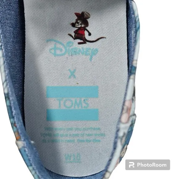 TOMS Disney Princess Alpargatas NWOT Women's Size 10