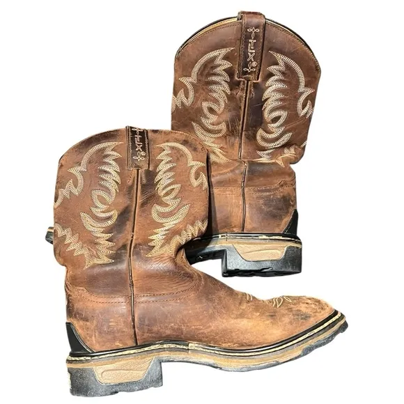 Tony Lama 7.5 TLX Western Work Boots Durable Comfortable Rugged Cowboy Workwear