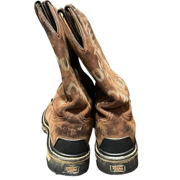 Tony Lama 7.5 TLX Western Work Boots Durable Comfortable Rugged Cowboy Workwear