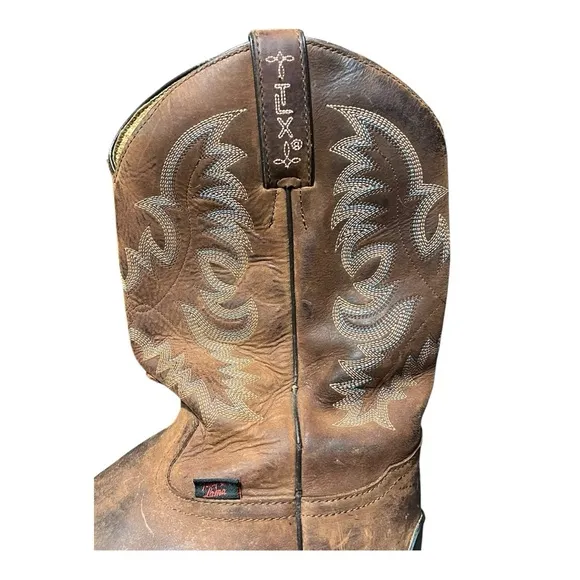 Tony Lama 7.5 TLX Western Work Boots Durable Comfortable Rugged Cowboy Workwear