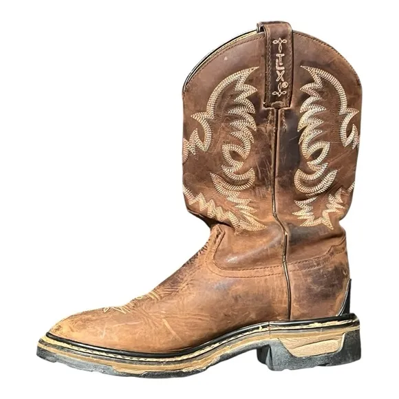 Tony Lama 7.5 TLX Western Work Boots Durable Comfortable Rugged Cowboy Workwear