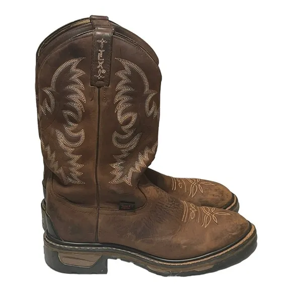 Tony Lama 7.5 TLX Western Work Boots Durable Comfortable Rugged Cowboy Workwear