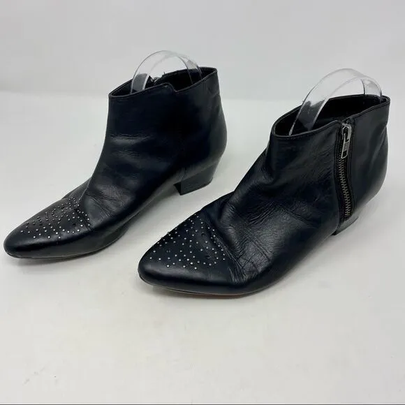 Topshop Studded Chelsea Boots- Size 6