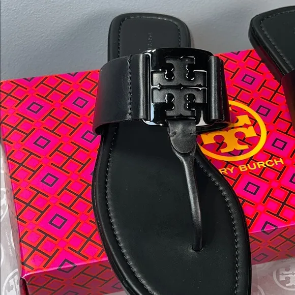 Tory Buch georgia sandal calf leather clr-perfect black/006.             ord(19)