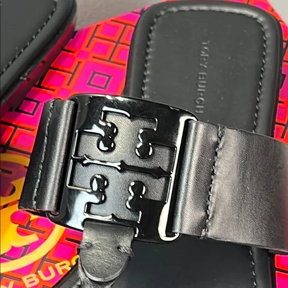 Tory Buch georgia sandal calf leather clr-perfect black/006.             ord(19)