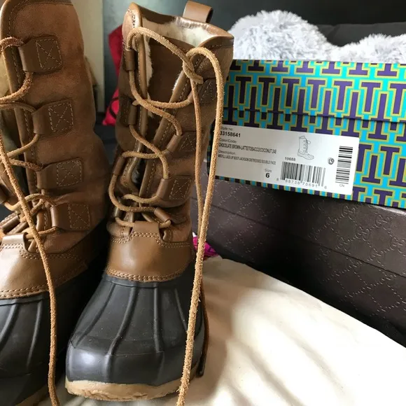 Tory Burch Argyll lace up boot