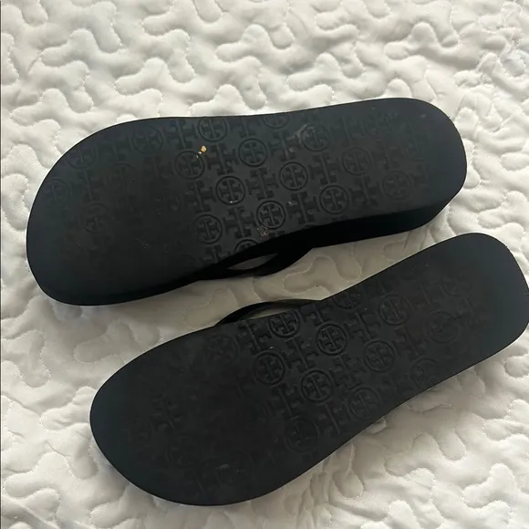Tory Burch Black and White Sandals