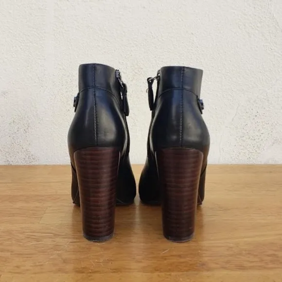 Tory Burch Black Fulton Ankle Booties
