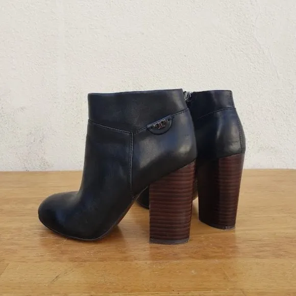 Tory Burch Black Fulton Ankle Booties