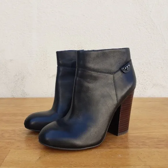 Tory Burch Black Fulton Ankle Booties