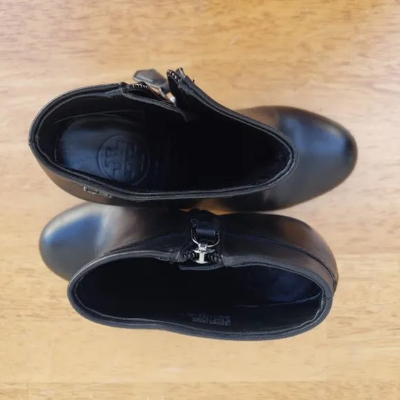 Tory Burch Black Fulton Ankle Booties