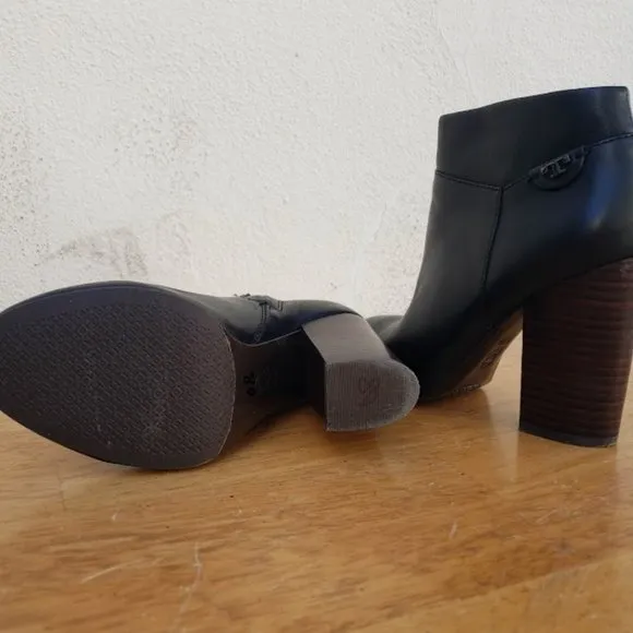 Tory Burch Black Fulton Ankle Booties