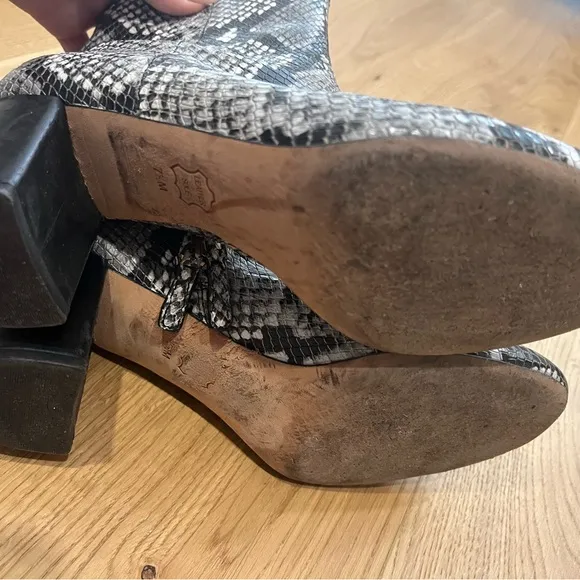 Tory Burch Brooke Reptile Boots