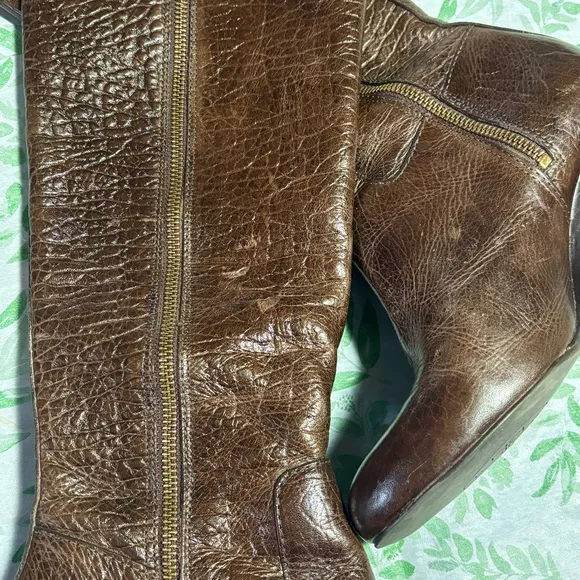 Tory Burch - Dabney Brown Heeled/Wedge Boots with Sleek Silhouette
