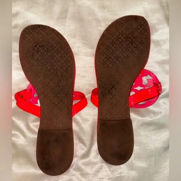 Tory Burch Hot Pink Miller Sandals