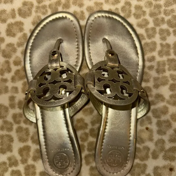 Tory Burch Metallic Sandals