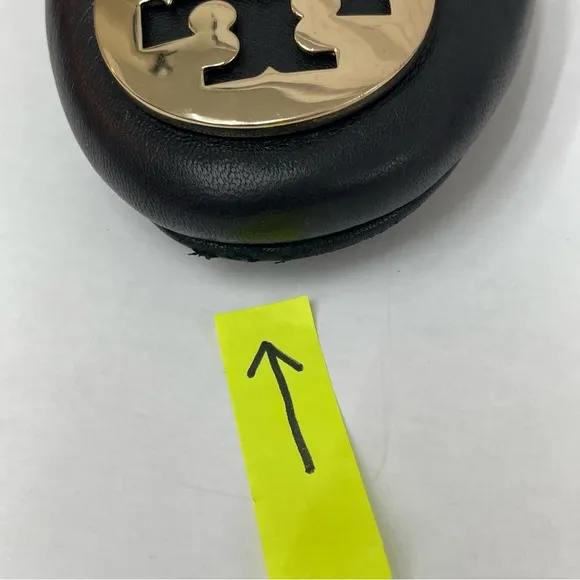 Tory Burch Minnie Ballet with Gold Metal Logo 9