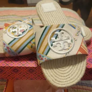 Tory Burch Multicolor Striped Sandals