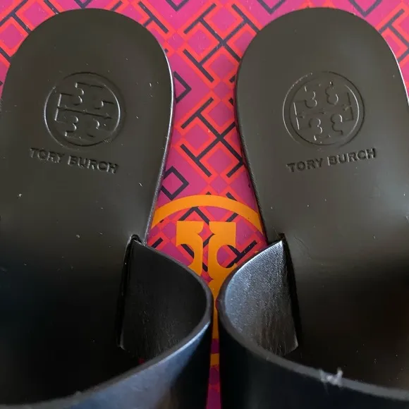 Tory Burch Navy Sandals