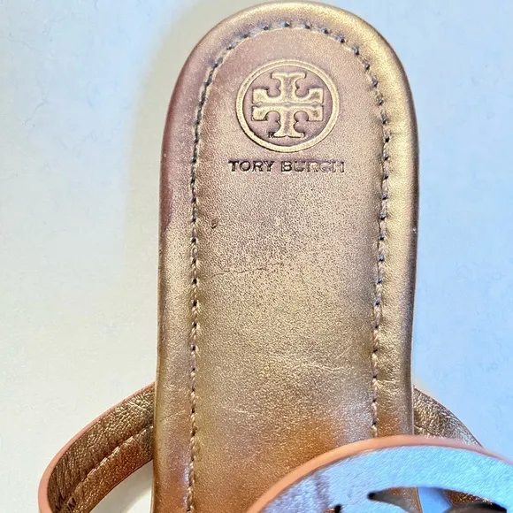 Tory Burch Rose Gold Sandals Size 10M