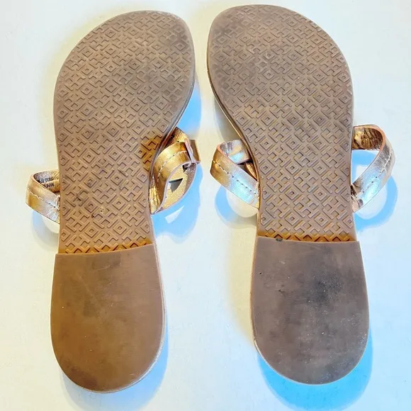 Tory Burch Rose Gold Sandals Size 10M