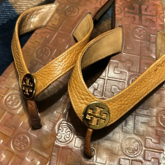 Tory Burch Women's Flip Flops - Black, Tan, and Cream All 3pairs