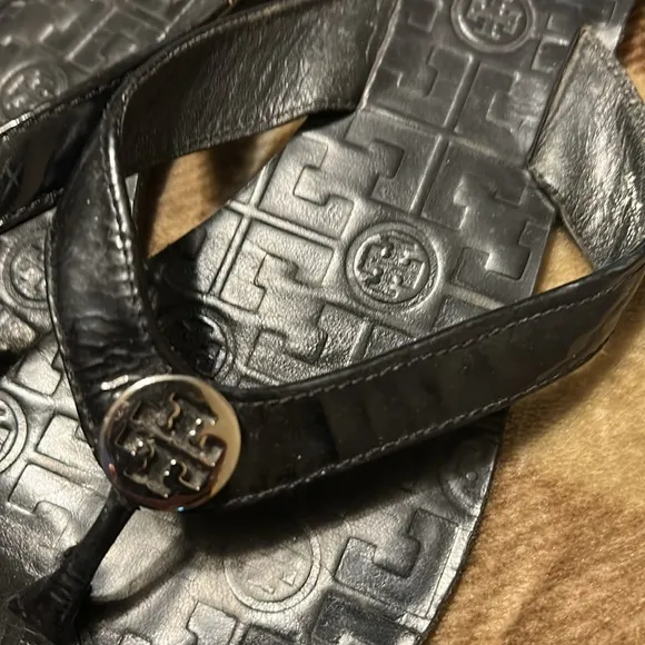 Tory Burch Women's Flip Flops - Black, Tan, and Cream All 3pairs