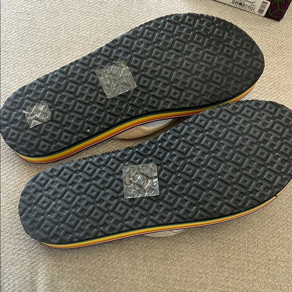 Tory Burch Women's White Flip Flops