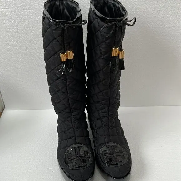 Tory Burch Gigi Quilted Boots