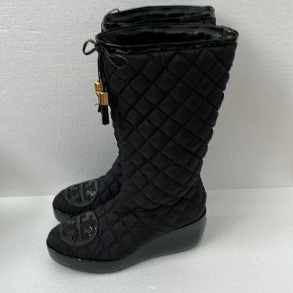 Tory Burch Gigi Quilted Boots