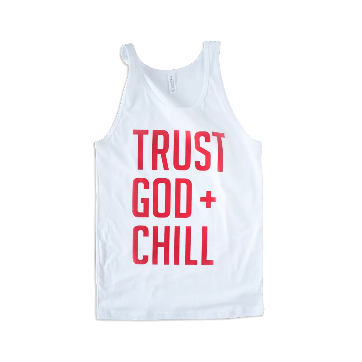 Trust God   Chill Adult Jersey Tank