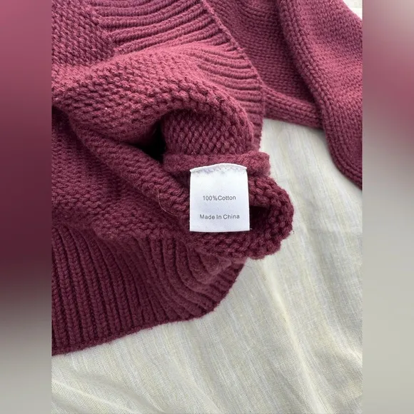 Tuckernuck Women’s Merlot Aiden Sweater, Size S