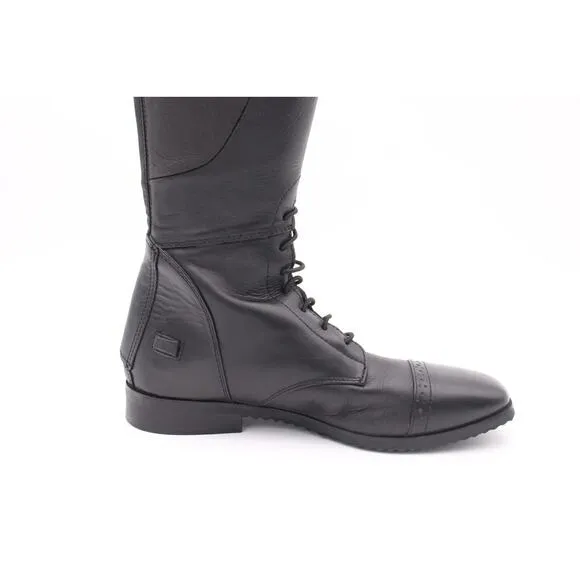 TuffRider Women's Ladies Regal Field Boots Black Leather Sz 7.5