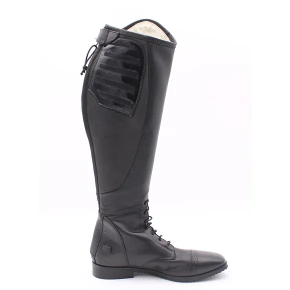 TuffRider Women's Ladies Regal Field Boots Black Leather Sz 7.5